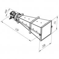АС6.25 Антенна измерительная широкополосная, рупорная, биортогональная фото