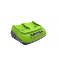 Зарядное устройство для аккумуляторов GREENWORKS 40.0V двухпостовое 2938807 [2938807] фото