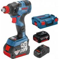 Гайковерт аккумуляторный BOSCH GDX 18 V-200 C с бесщеточным двигателем [06019G4201] 2х5,0Ач, кейс L-Boxx фото