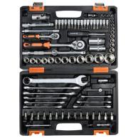 Набор инструментов ВИХРЬ 1/2", 1/4", CrV, 82 пластиковый кейс 82 предм [73/6/7/3] фото