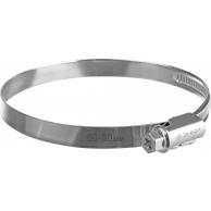 Хомут червячный ЗУБР X-9H 60-80 мм ширина 9 мм, цинк, 50 шт  [37807-80] фото