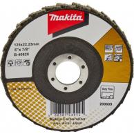 Круг лепестковый абразивный MAKITA 125x22,23 мм, полировочный, угловой (мелкий) [B-40820] фото