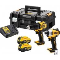 Набор аккумуляторного инструмента DeWALT DCK 2062 P2T (DCD709+DCF809) фото
