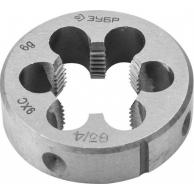 Плашка ЗУБР круглая ручная g 1/2" трубная, сталь 9хс [4-28032-1/2] фото