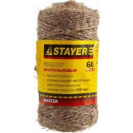 Шпагат льнопеньковый хозяйственно-бытовой STAYER MASTER d=1,4 мм, 60 м [50110-060] фото