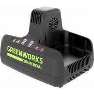 Зарядное устройство для аккумуляторов GREENWORKS 82.0V G82C2 двухпостовое [2939007] фото