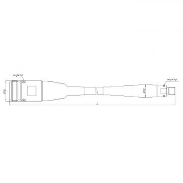 Кабельная сборка СВЧ измерительная КС18А-11Р-03Р-2000 фото 2