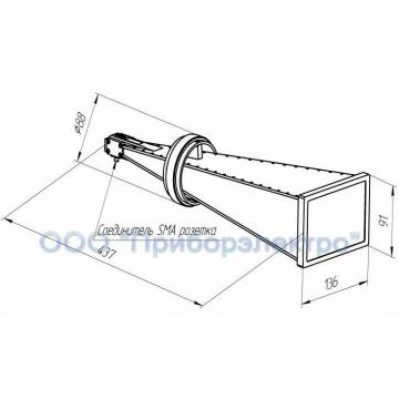 Прецизионная рупорная антенна П6-127 фото 4