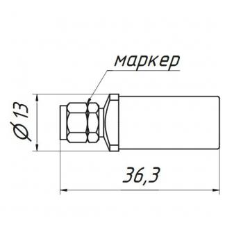 Нагрузка рассогласованная коаксиальная НР1-50-05 фото 2