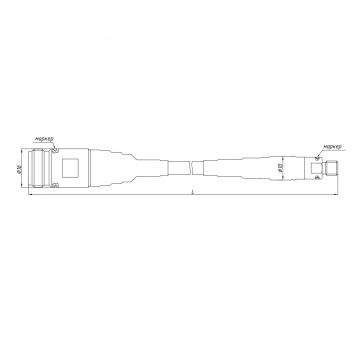 Кабельная сборка СВЧ измерительная КС18А-01Р-13Р-3000 фото 2