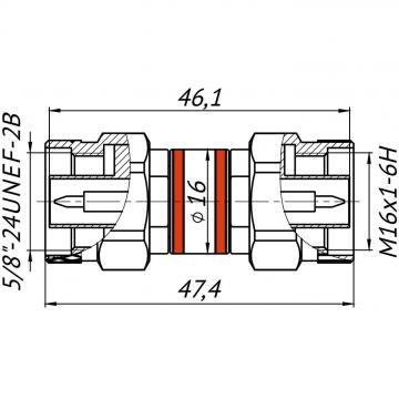 Переход коаксиальный ADP1A-NM-IIIM фото 4