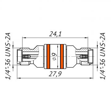 Переход коаксиальный ADP1A-35F-35F фото 4