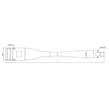 Кабельная сборка СВЧ измерительная КС18А-11Р-13Р-600 фото 2