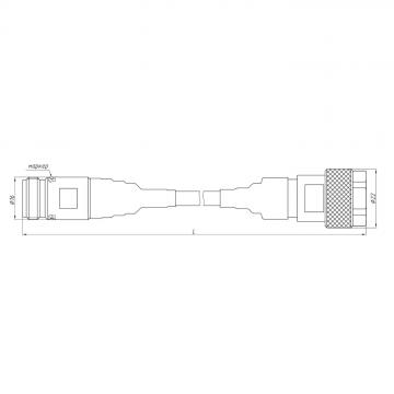 Кабельная сборка СВЧ измерительная КС18А-01Р-01-1000 фото 2