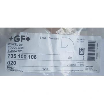 Колено +GF+ 90°, PVDF, раструбная сварка фото 1