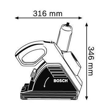 Штроборез сетевой BOSCH GNF 35 CA   [0601621708] Кейс фото 2