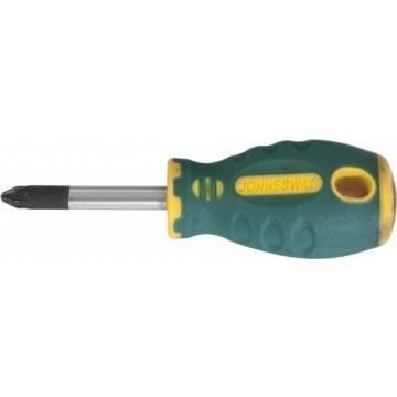 Отвертка крестовая JONNESWAY D71Z238 POZIDRIV® ANTI-SLIP GRIP, PZ2 x 38 мм [049225] фото 1