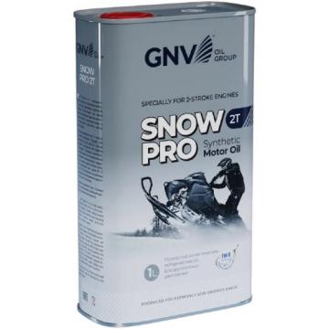 Масло для 2-тактных снегоходов GNV SNOW PRO 2T 1 л, синтетическое (металл. канистра) [GSP2T013114101654200001] фото 3