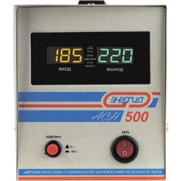 Стабилизатор напряжения однофазный ЭНЕРГИЯ АСН  500 [Е0101-0112] фото 1