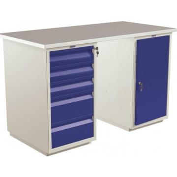 Верстак слесарный двухтумбовый ПРАКТИК Profi WT140.WD5/WD1.000 фото 1