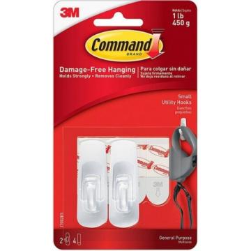 Крючок малый 3M Command® (17002N) белый 1 шт [7100139588] фото 1