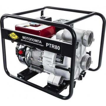 Мотопомпа бензиновая DDE PTR 80 для грязной воды [PTR80] фото 1