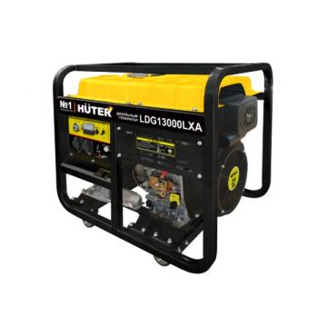 Электростанция дизельная с воздушным охлаждением HUTER LDG 13000LXА открытая [64/2/10] фото 1