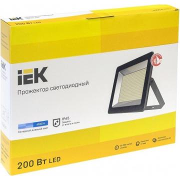 Прожектор IEK СДО 06-200 IP65 6500K черный [LPDO601-200-65-K02] фото 2