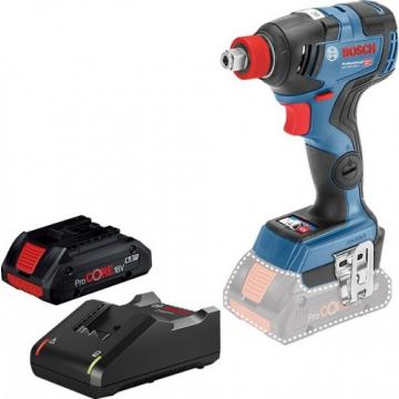Гайковерт аккумуляторный BOSCH GDX 18 V-200 C с бесщеточным двигателем [0615990M46] 1х4,0Ач, картон фото 1