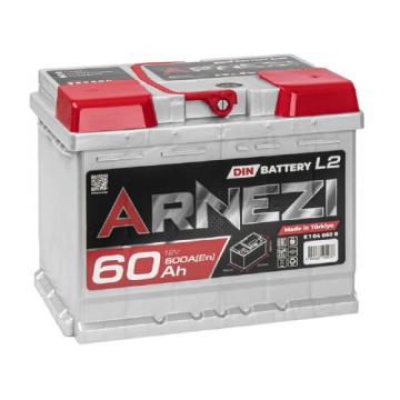 Аккумулятор ARNEZI DIN SMF 60 A/ч обратная R(+) 242x175x190 L2 EN 600 A [E1040600] фото 1