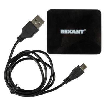 Делитель гнездо REXANT 17-6951 HDMI на 2 гнезда HDMI, пластик фото 1