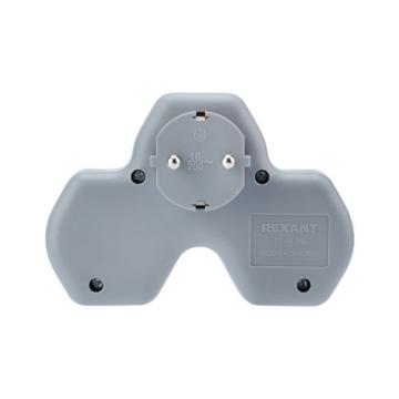 Разветвитель REXANT 11-1089 электрический 16A с/з и защитными шторками, USB фото 4