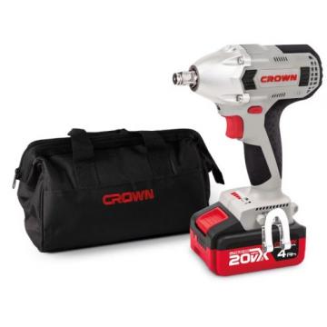 Гайковерт аккумуляторный Crown CT22015HX-4 TB ударный фото 1