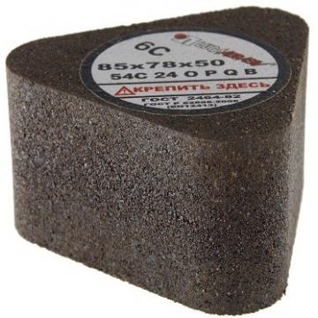 Сегмент шлифовальный ЛУГА 6С 85х78х50 14А 24 P B (125 СТ2 ББ) С ГАЙКОЙ фото 1