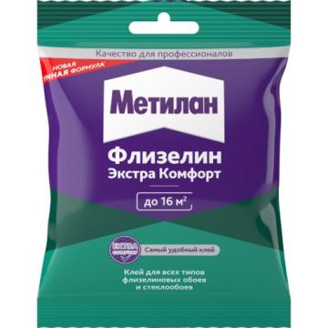 Клей обойный МЕТИЛАН Флизелин Экстра Комфорт (90 г) 3000298 [Б0059303] фото 1