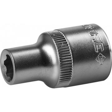 Головка шестигранная с посадкой 1/2" ЗУБР МАСТЕР SUPER LOCK 10 мм, торцовая cr-v, хром покрытие [27725-10_z02] фото 1