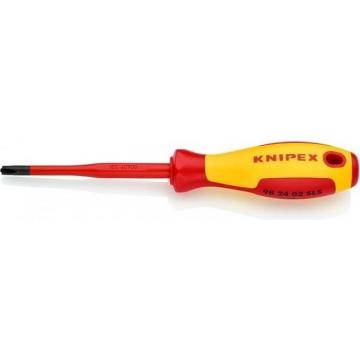 Отвертка крестовая диэлектрическая KNIPEX KN-982401SLS 1000 V, PlusMinus PH1 фото 1