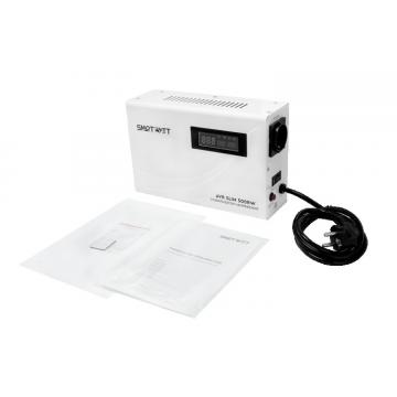 Стабилизатор напряжения однофазный SMARTWATT AVR SLIM   500RW настенный [AVR SLIM 500RW] фото 2