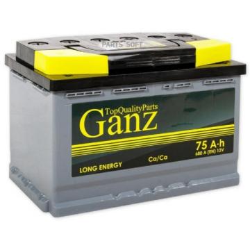 Аккумулятор GANZ Standart 75 A/ч прямая L+ 278x175x190 EN680 A [GA751] фото 2