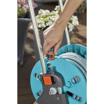 Тележка для шланга GARDENA AquaRoll S с комплектом для полива 18502-50.000.00 [18502-50.000.00] фото 2
