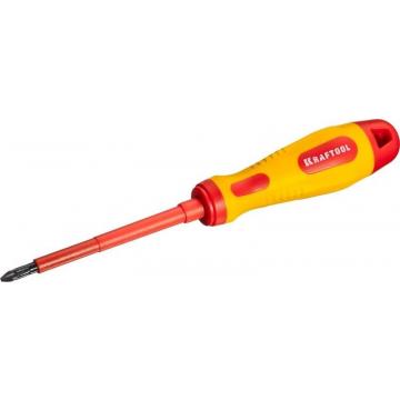 Отвертка крестовая диэлектрическая KRAFTOOL X-Drive ELECTRO VDE 1000 V PH 2 х 100 мм 250084-2-100 [250084-2-100] фото 1
