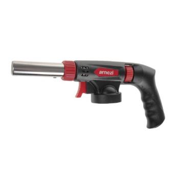 Газовая горелка-насадка с пьезоподжигом ARNEZI R7006305 на цанговый баллон с ручкой фото 1