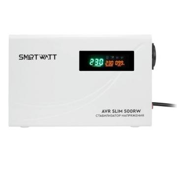 Стабилизатор напряжения однофазный SMARTWATT AVR SLIM   500RW настенный [AVR SLIM 500RW] фото 1