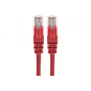 Патч-корд REXANT 02-0293-05 U/UTP, CAT 6, RJ45-RJ45, 26AWG, LSZH, красный 0,5м фото 2