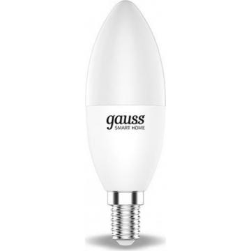 Лампа светодиодная GAUSS Smart home с37 5w 470lm 2700-6500к е14 rgbw диммируемая led [1190112] фото 2