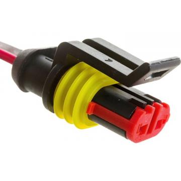 Разъем гнездо автомобильный REXANT 16-0312-9 ( уп. 10 штук ) DJ7021-1.5-21 с проводом 20см [16-0312-9] фото 2