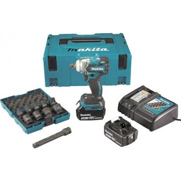Гайковерт аккумуляторный MAKITA DTW 285 RFJX ударный, бесщеточный [DTW285RFJX] фото 3