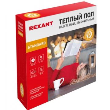 Нагревательный кабель REXANT Standard RND -40-600 (в стяжку) двухжильный [51-0515-3] фото 2