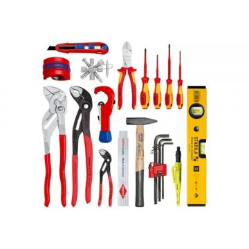 Набор столярно-слесарного инструмента KNIPEX KN-002133S Robust26 Move Plumbing в кейсе,17 предм. фото 3