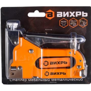 Степлер мебельный ВИХРЬ 73/9/3/1 тип скобы 53 (скобы 4-14мм) фото 1